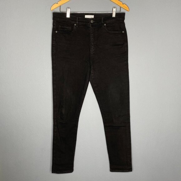 LOFT | Mid Rise Skinny Jeans In Black - Picture 3 of 4